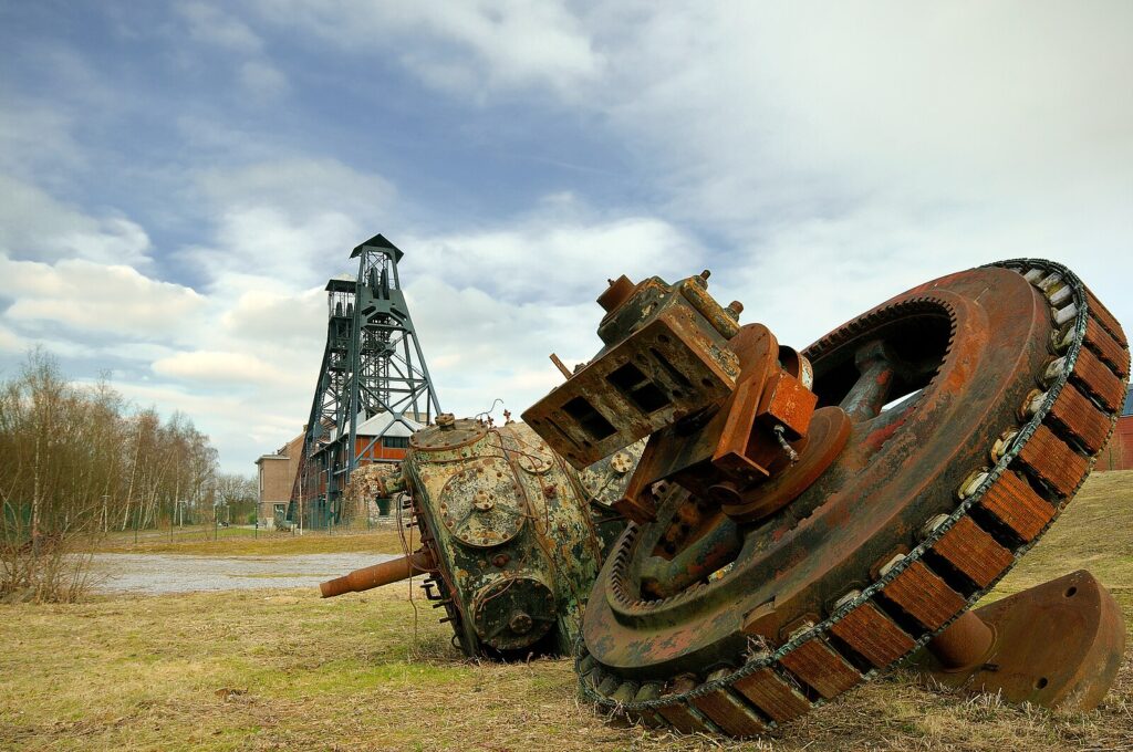 Major Mining Sites of Wallonia